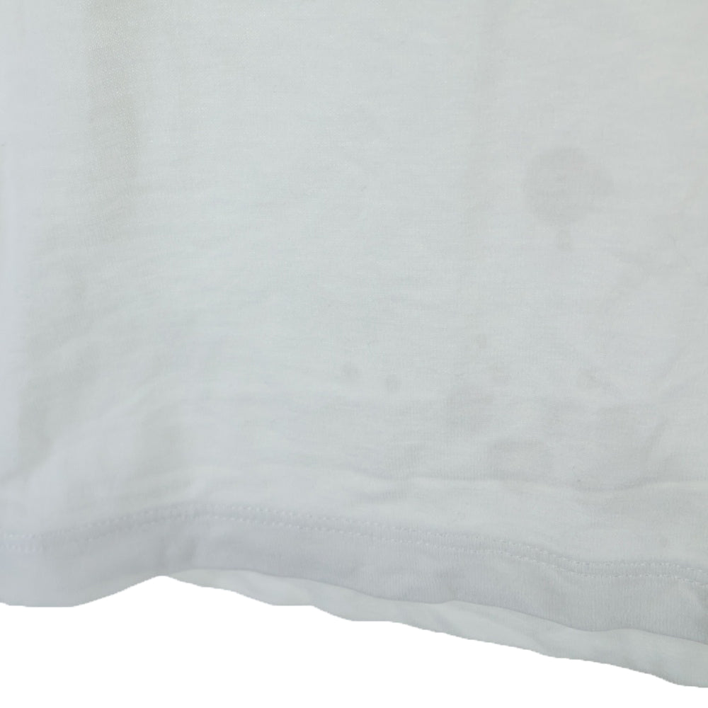 CELINE(セリーヌ) LOGO PRINT T-SHIRTS ロゴプリントコットンジャージー クルーネック半袖Tシャツ 半袖カットソー ホワイト 2X681671Q