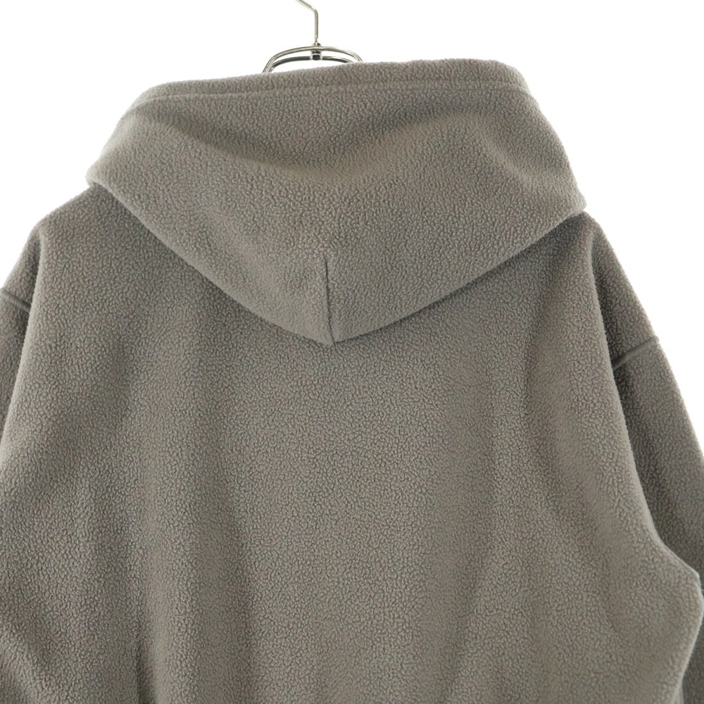 MM6 Maison Margiela(エムエムシックスメゾンマルジェラ) フリース スウェットフーディーパーカー グレー/カーキ SH0G0028