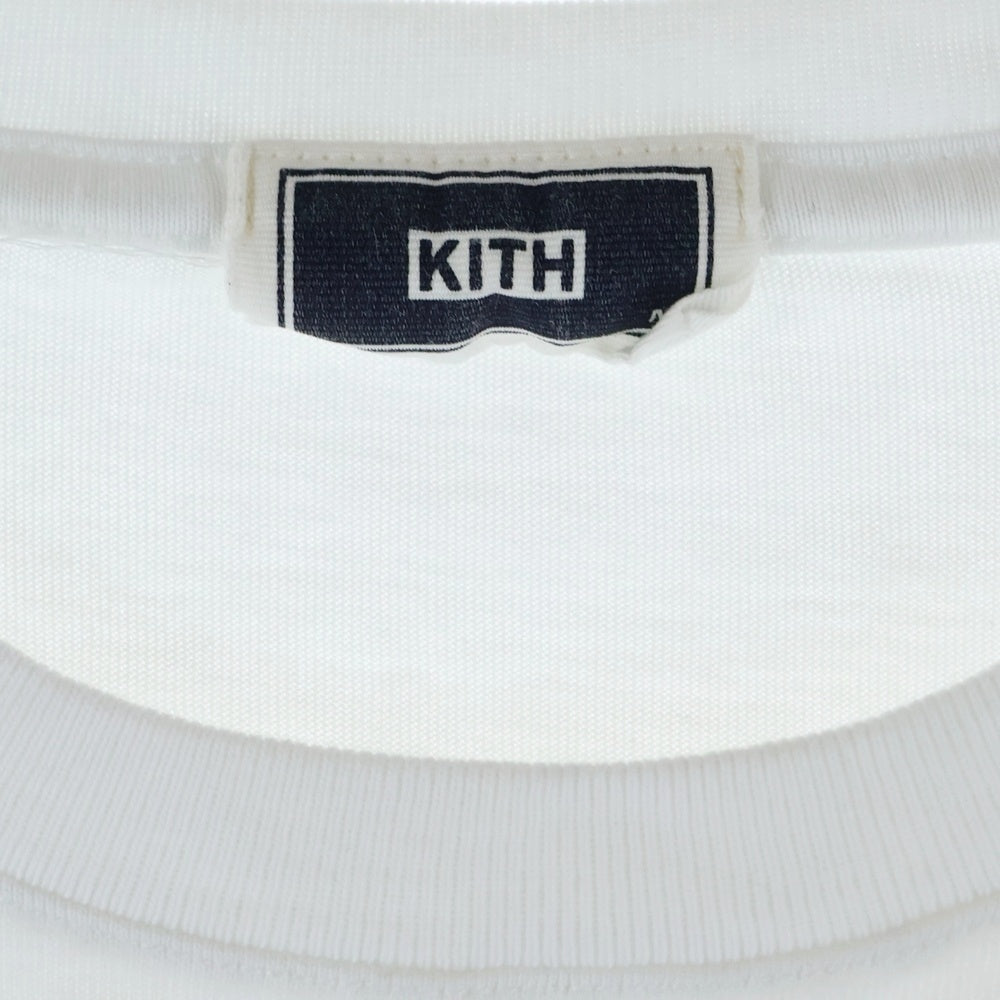 KITH(キス) On Point 東京限定 フロントロゴクルーネックTシャツ半袖カットソー ホワイト