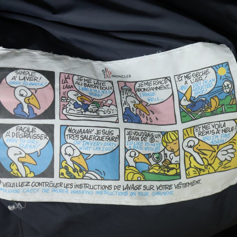 MONCLER(モンクレール) 19AW MONTGENEVRE モンジュネーブル ジップアップダウンジャケット ネイビー E20914033805