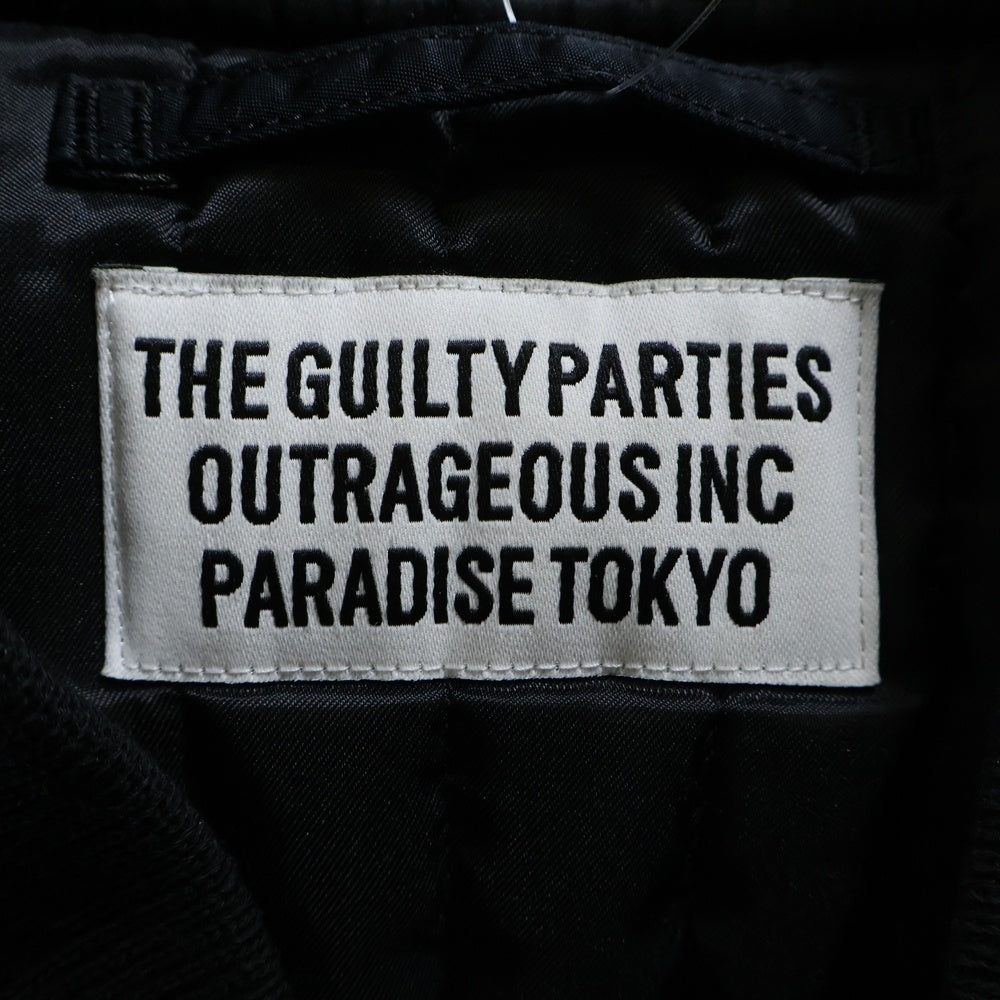 WACKO MARIA(ワコマリア) 18AW MA-1 FLIGHT JACKET TYPE-4 天国東京 ナイロンフライトジャケット ブラック