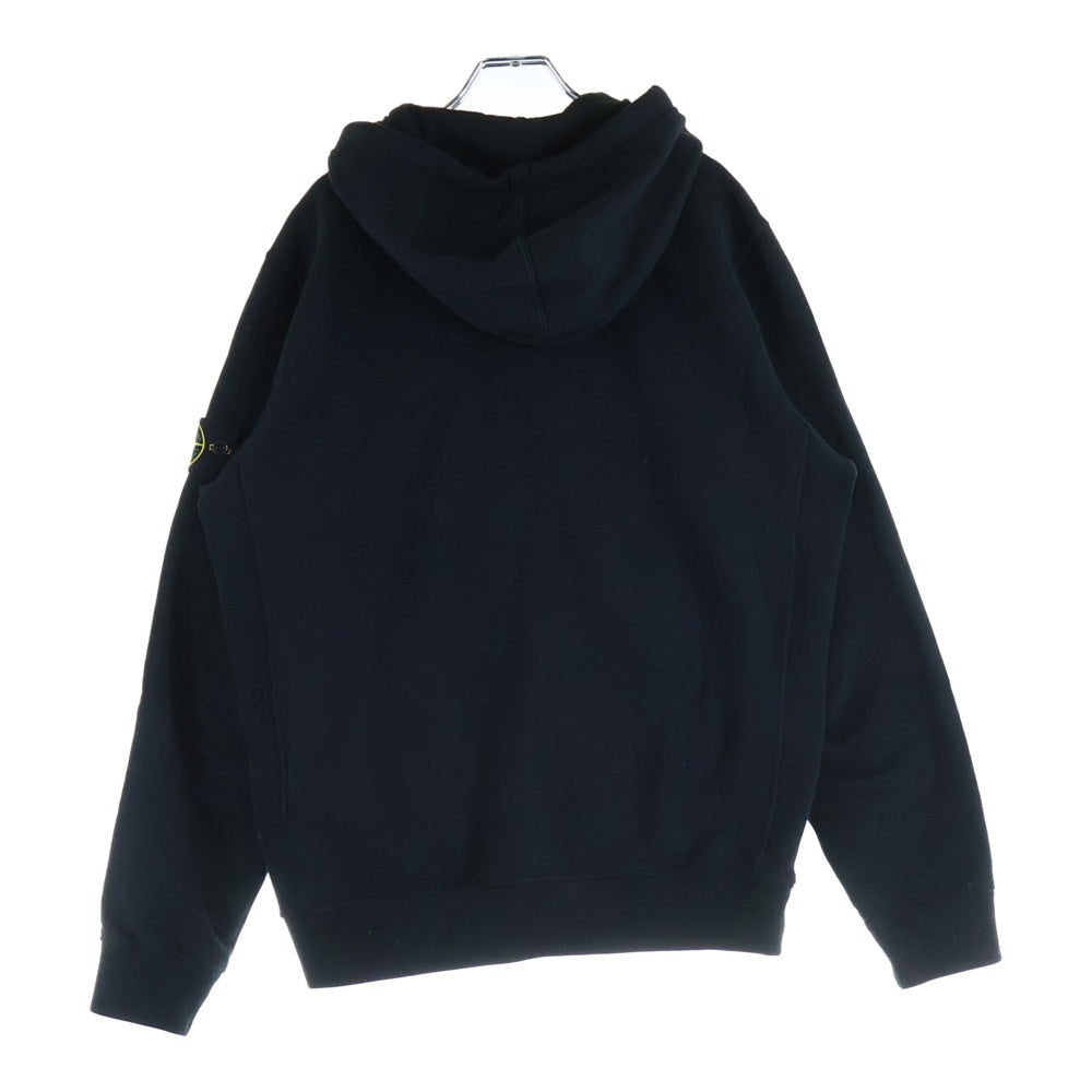 STONE ISLAND(ストーンアイランド) Logo Patch Hoodies K2S156100067S0A20 ロゴパッチ ジップアップパーカー フーディ ブラック