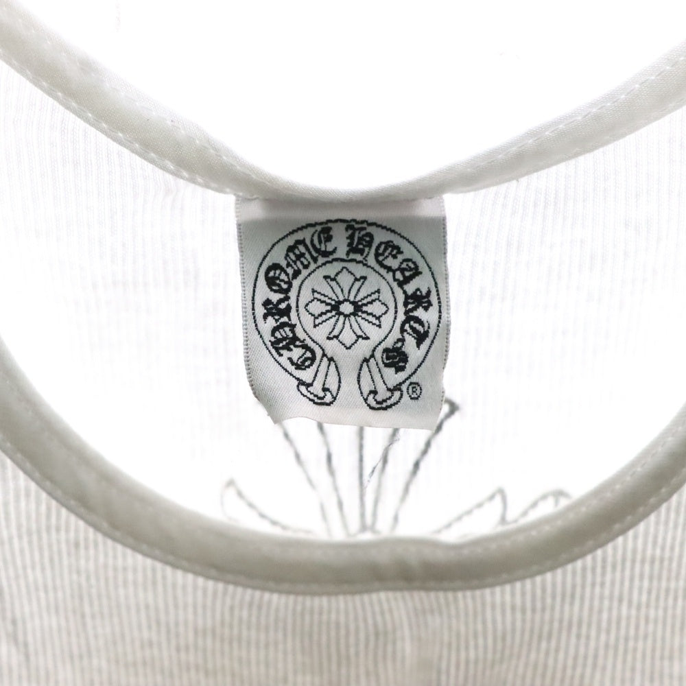 CHROME HEARTS(クロムハーツ) OLD VINE DAGGER オールド ヴァインダガープリントタンクトップ バックセメタリークロス ホワイト