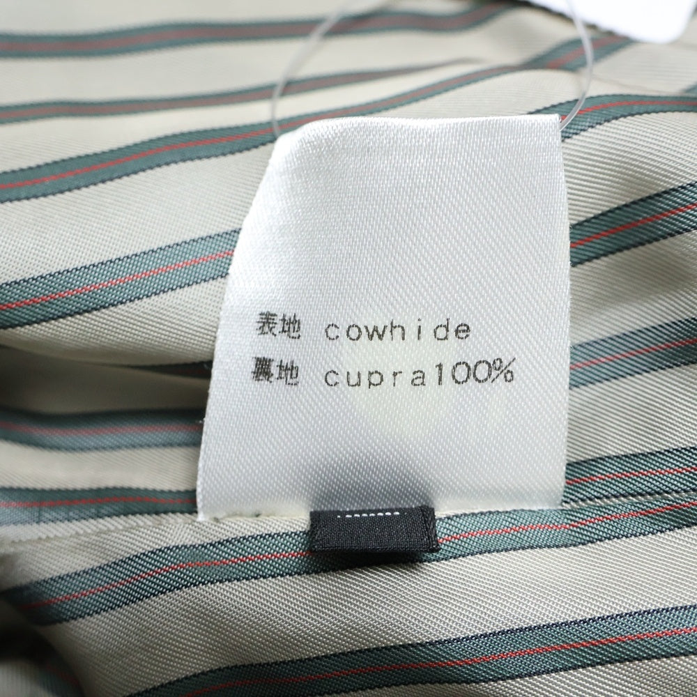 O.C CREW(オーシークルー) ALEX STUDS SINGLE LEATHER JACKET スタッズ レザージャケット グリーン