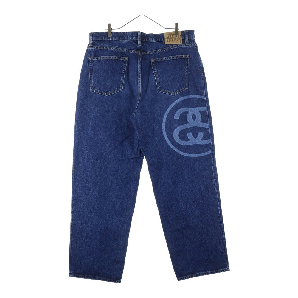STUSSY(ステューシー) SS-LINK BIG OL JEANS 116593 SSリンクデザイン ボタンフライ テーパードデニムパンツ インディゴ