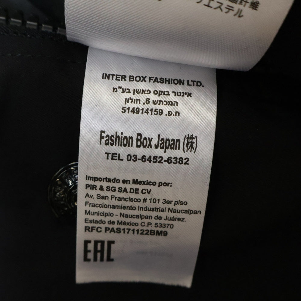 REPLAY(リプレイ) Rubber Logo Long Down Jacket ラバーロゴ ロングジャケット フーディ ブラック M8100.000.83800