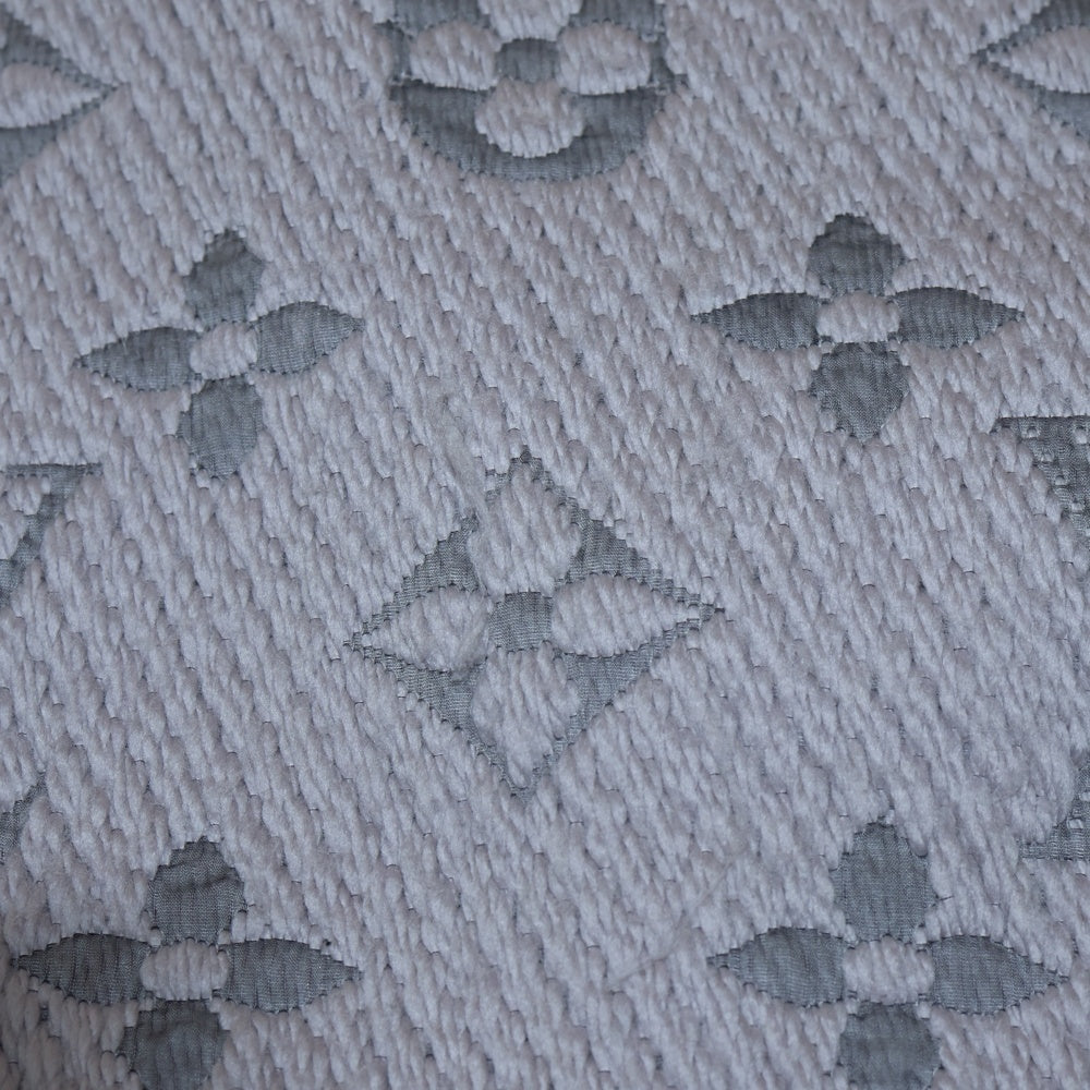 LOUIS VUITTON(ルイヴィトン) エシャルプ ロゴマニア グリペルル ウール マフラー ストール グレー レディース M74742