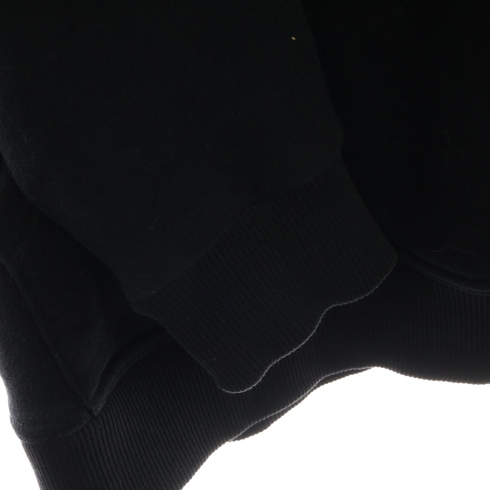 BURBERRY(バーバリー) フロントロゴプリント スウェットプルオーバーパーカー フーディ ブラック レディース 8011652