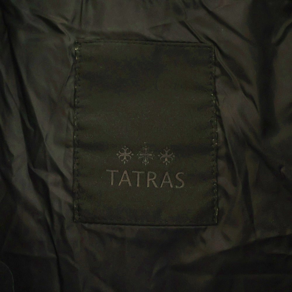 TATRAS(タトラス) 19AW B2nd別注 袖ロゴジップアップダウンジャケット ブラック MTA2BS4229