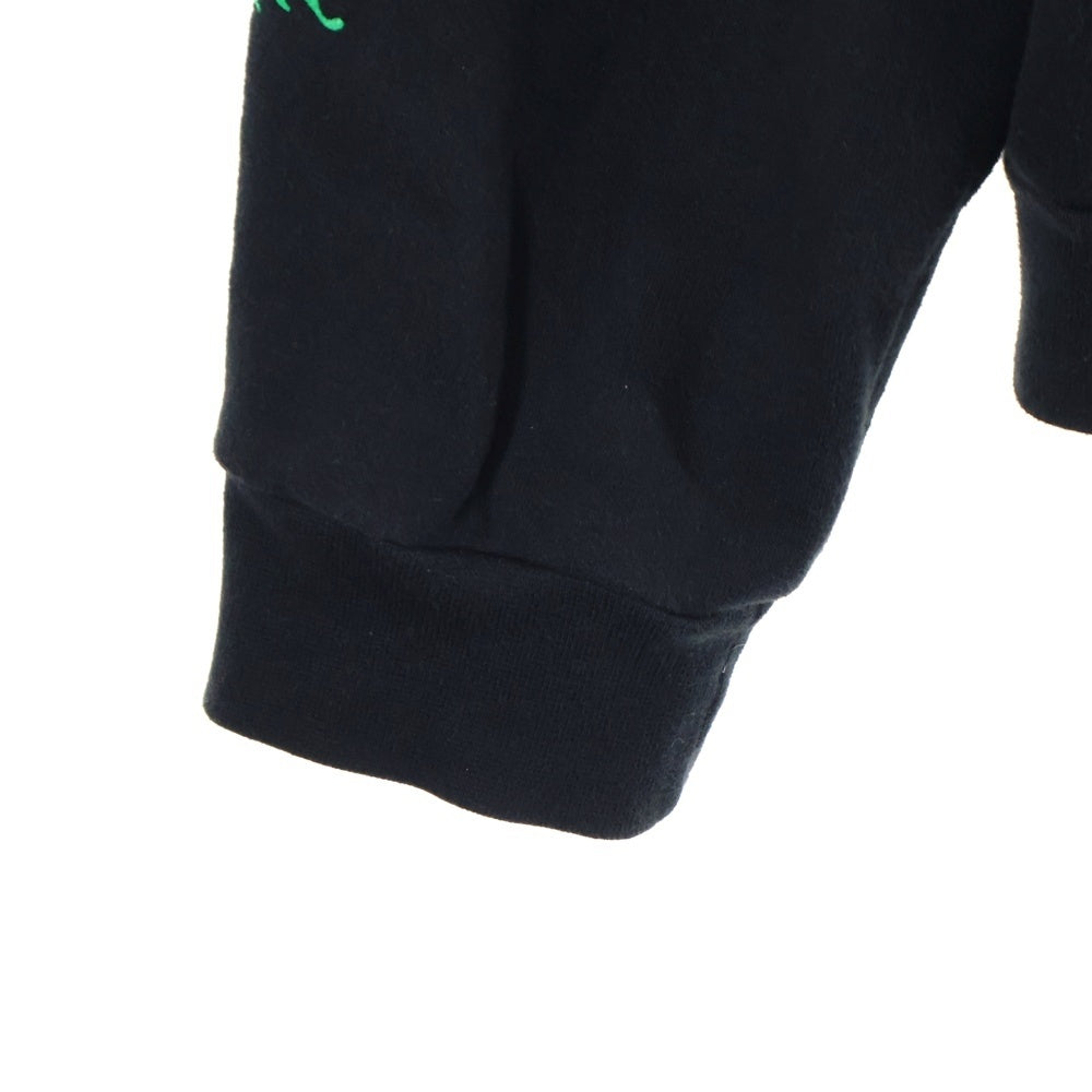 CHROME HEARTS(クロムハーツ) MLTCOL CEM CRS HD PLVR マルチカラーセメタリークロスプリントプルオーバーパーカー フーディ ブラック