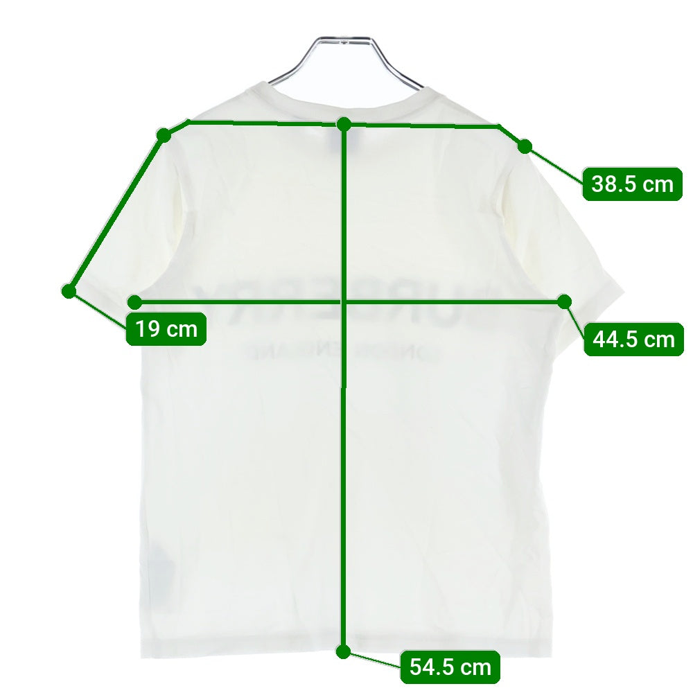 BURBERRY(バーバリー) フロントロゴプリント クルーネック 半袖Tシャツカットソー ホワイト 8008894 レディース