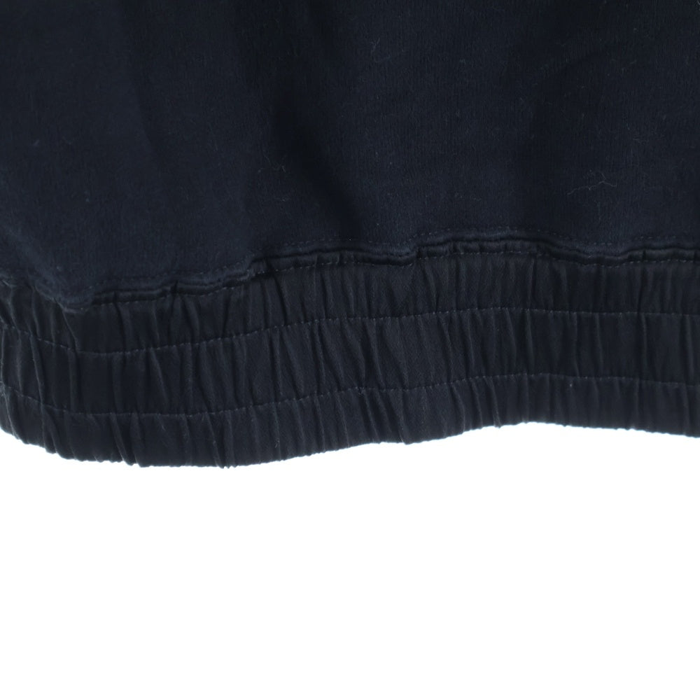 SAINT LAURENT PARIS(サンローランパリ) Cotton Hoodie 773358 Y36SW ロゴ刺繍スウェットパーカー フーディ ブラック