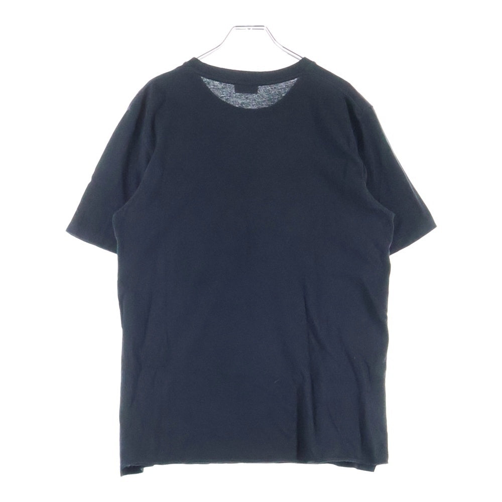 SAINT LAURENT PARIS(サンローランパリ) ロゴ刺繍半袖Tシャツ 747125 YB2XE ブラック