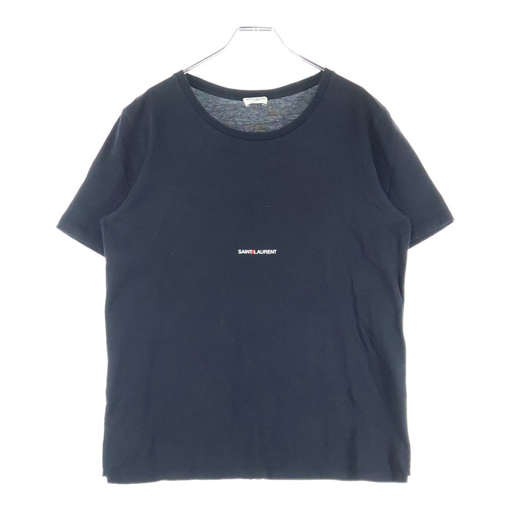 SAINT LAURENT PARIS(サンローランパリ) ロゴプリント半袖Tシャツ 464572 YB2DQ ブラック