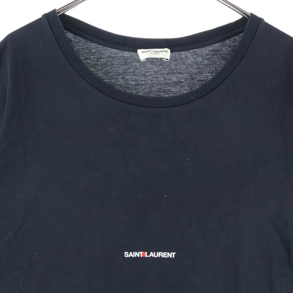 SAINT LAURENT PARIS(サンローランパリ) ロゴプリント半袖Tシャツ 464572 YB2DQ ブラック