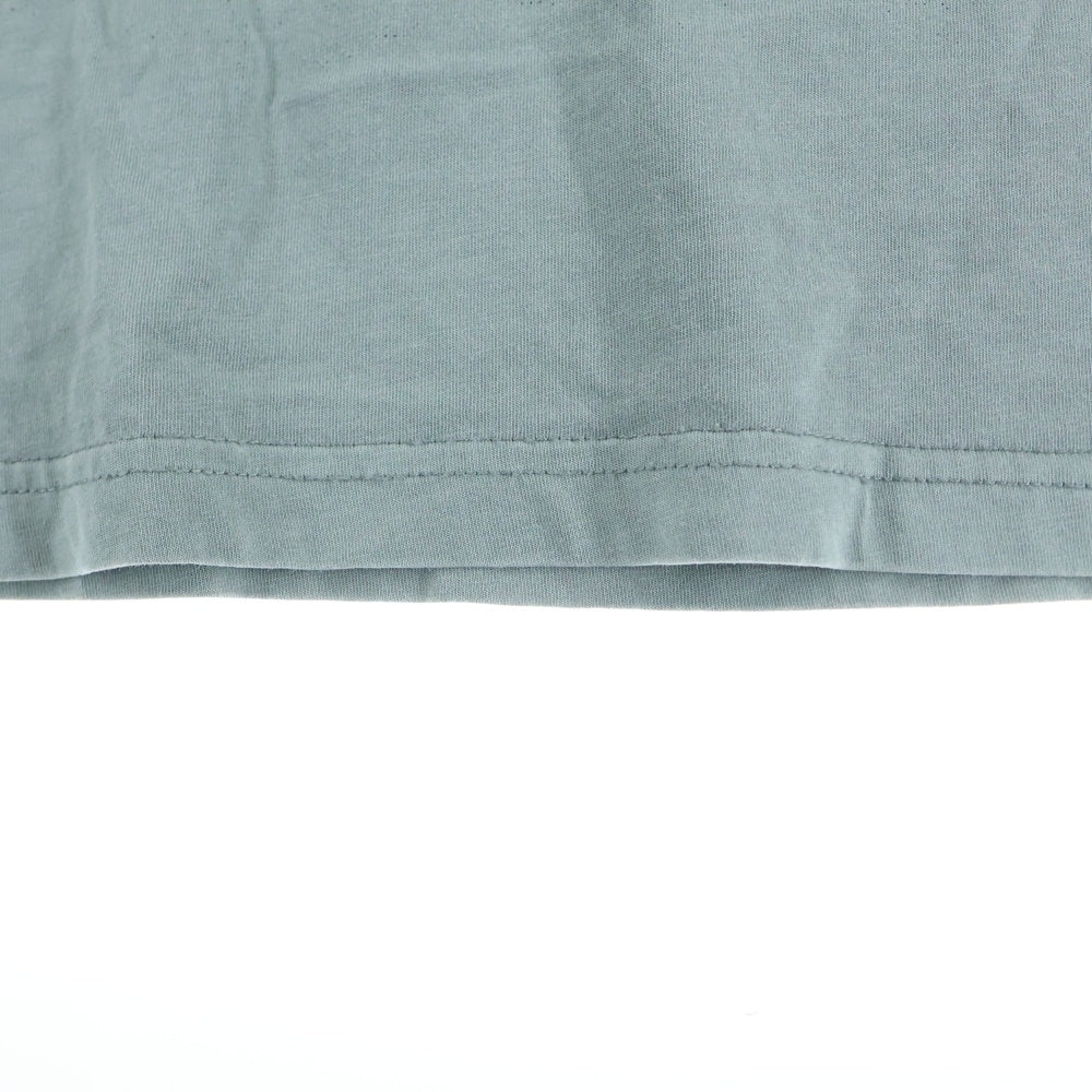 DIESEL(ディーゼル) T-BOXT-LS-R12 T-SHIRT フロントプリントデザイン クルーネック長袖Tシャツカットソー ロンT グレー A17641