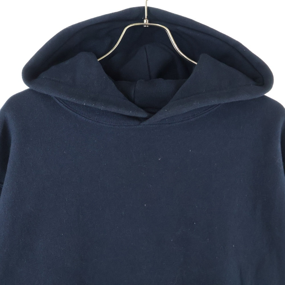 CHAMPION(チャンピオン) REVERSE WEAVE リバースウィーブ 袖ワンポイントロゴ刺繍 プルオーバーパーカー フーディ ブラック C8-A129