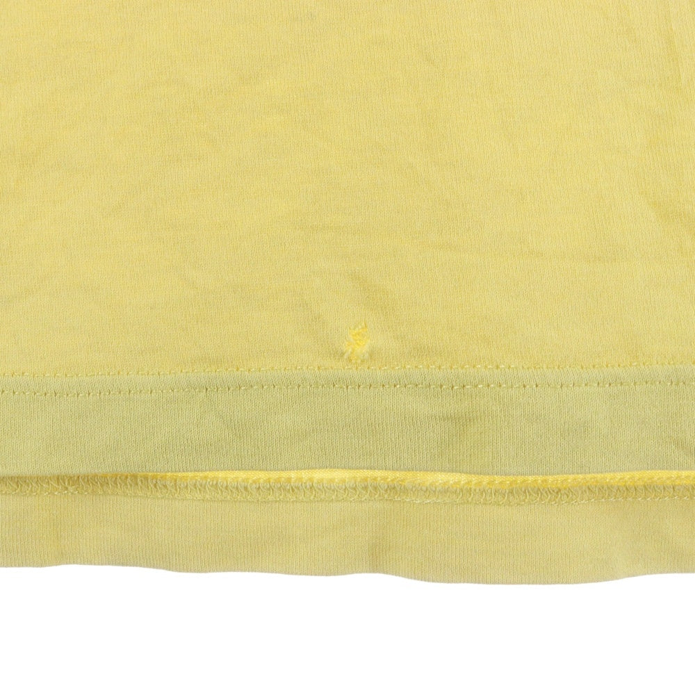 CELINE(セリーヌ) フロントロゴプリントクルーネック 半袖Tシャツカットソー イエロー 2X681501F
