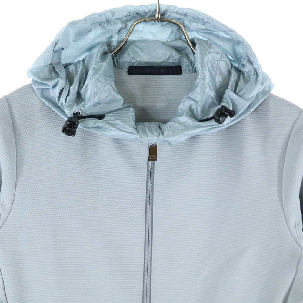 TATRAS(タトラス) TATRAS 20SS EBRO DUERO SWEATPARKA ナイロンフーデッド フロントジップアップスウェットパーカー フーディ グレー MTK20S8010