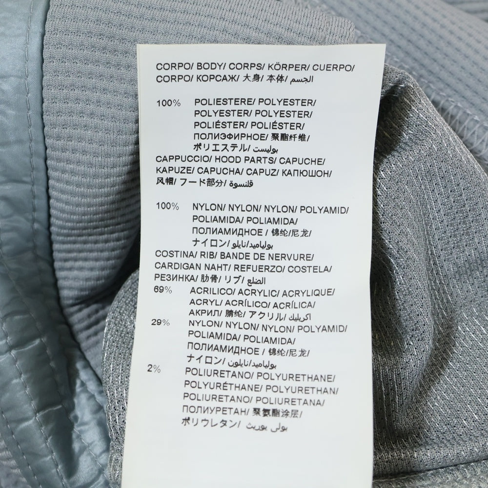 TATRAS(タトラス) TATRAS 20SS EBRO DUERO SWEATPARKA ナイロンフーデッド フロントジップアップスウェットパーカー フーディ グレー MTK20S8010