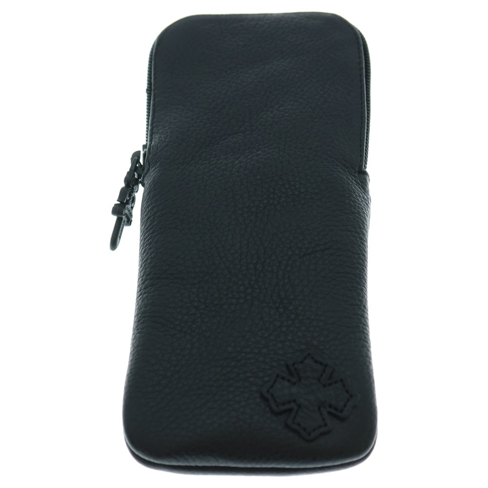 CHROME HEARTS(クロムハーツ) DINGALONGLINGLONG CHプラスフレーム ボストンサングラス メガネ 眼鏡 アイウェア クリア ブラック 度入り