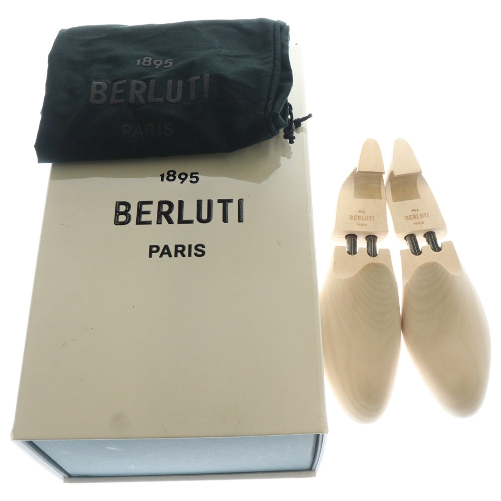 Berluti(ベルルッティ) Classic Dune クラシックデューン セミブローグレザーダービーシューズ ブラック S5218-001