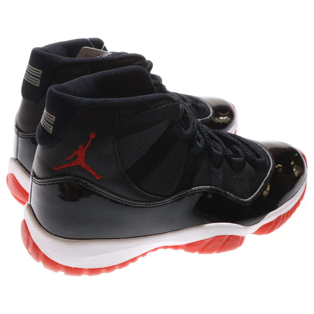 NIKE(ナイキ) AIR JORDAN 11 RETRO BRED 378037-061 エアジョーダン11 レトロ ブレッド ハイカットスニーカーブラック/レッド US9.5/27.5cm
