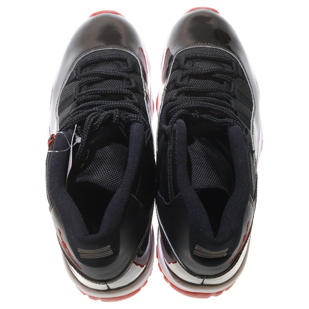 NIKE(ナイキ) AIR JORDAN 11 RETRO BRED 378037-061 エアジョーダン11 レトロ ブレッド ハイカットスニーカーブラック/レッド US9.5/27.5cm