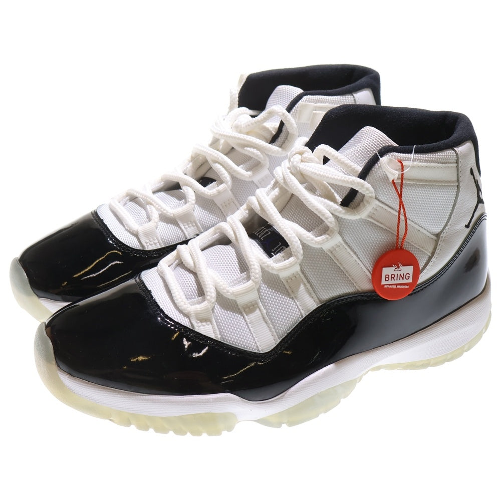 NIKE(ナイキ) AIR JORDAN 11 RETRO CONCORD 378037-100 エアジョーダン レトロ コンコルド ハイカットスニーカー シューズ ブラック/ホワイト US9.5/27.5cm