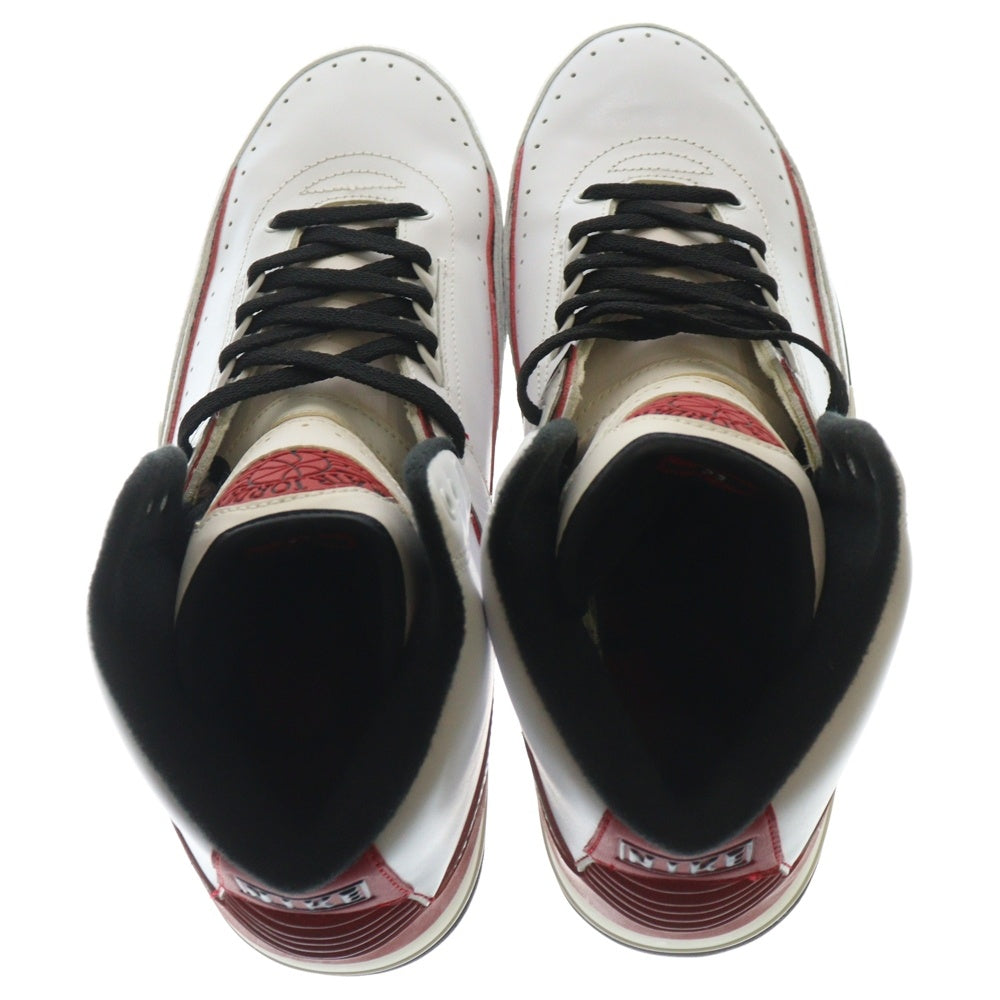 NIKE(ナイキ) AIR JORDAN 2 RETRO QF 395709-101 エアジョーダン2レトロ ハイカットスニーカー シューズ ホワイト US10/28cm