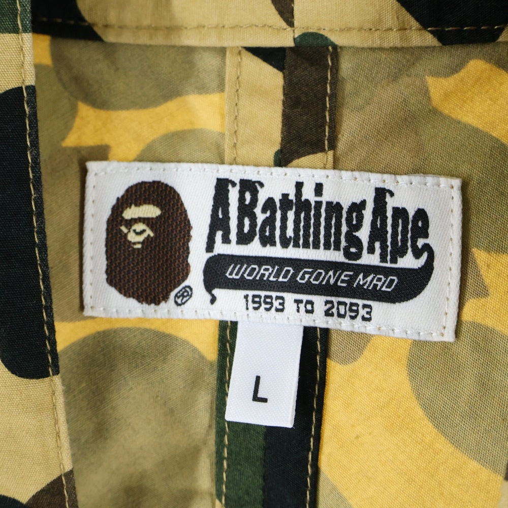 A BATHING APE(アベイシングエイプ) 1ST CAMO LOGO JACKET 1ST 001SHD301021X カモロゴ刺繍ジャケット マルチカラー