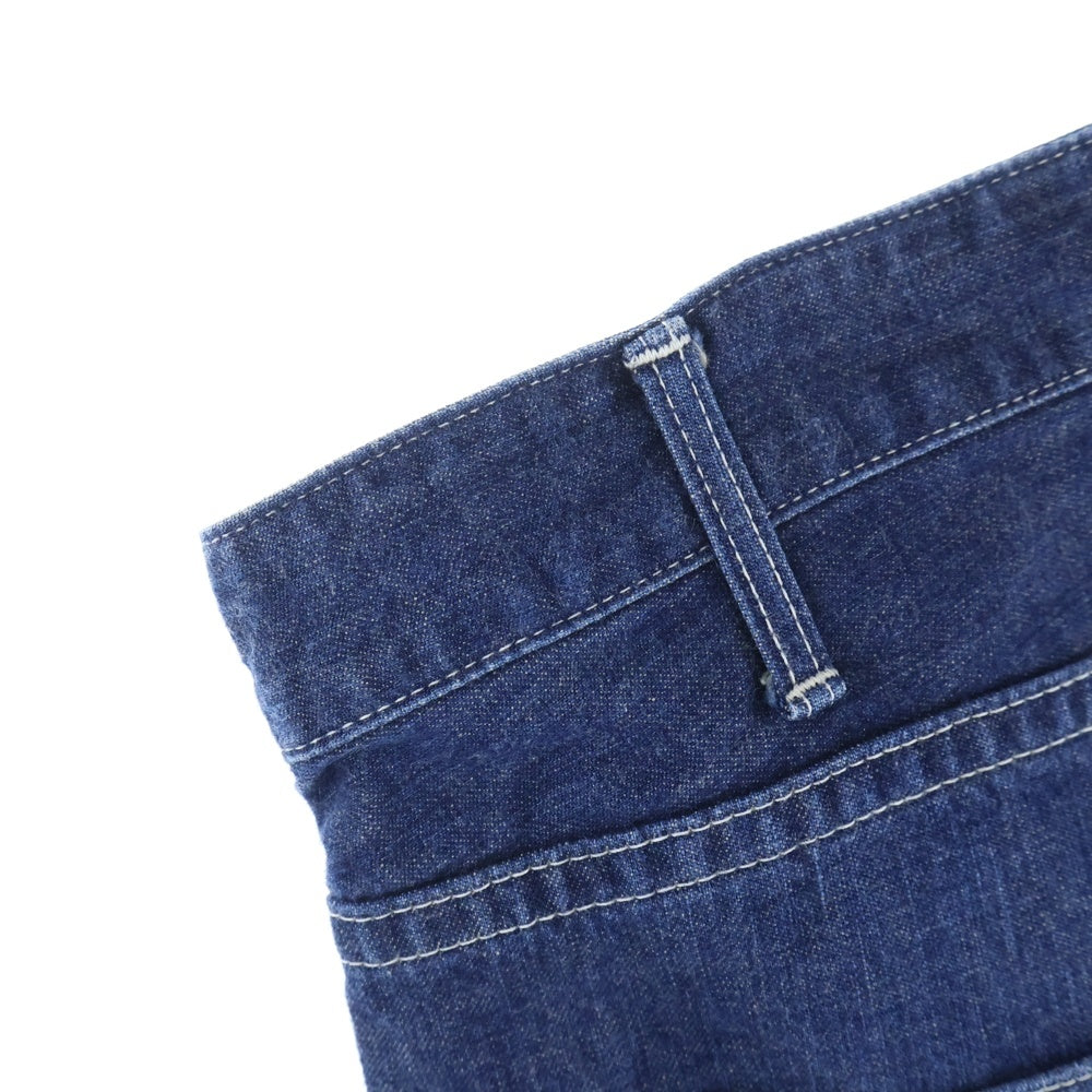 A BATHING APE(アベイシングエイプ) DENIM SHORT PANTS デニムショートパンツ ショーツ ネイビー