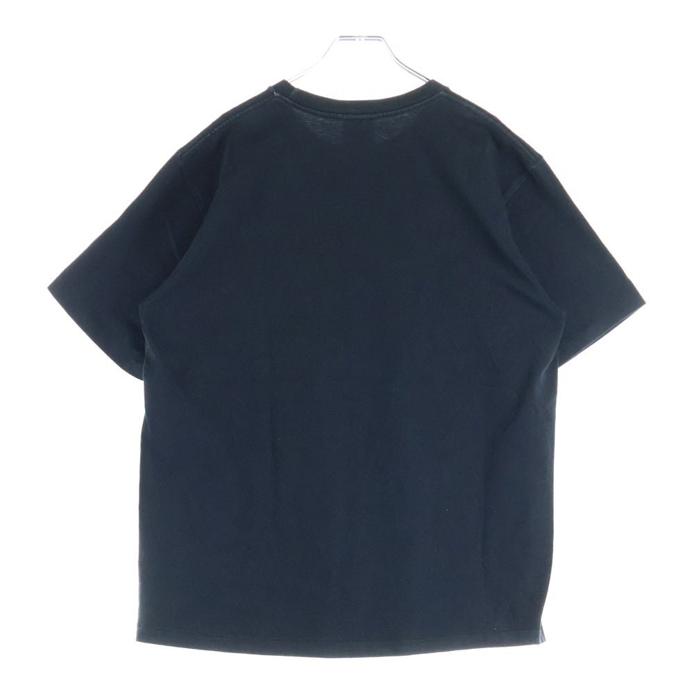 A BATHING APE(アベイシングエイプ) LOGO PRINT T-SHIRTS 001TEF801006X ロゴプリント半袖カットソー 半袖Tシャツ ブラック