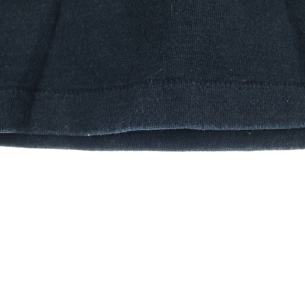 A BATHING APE(アベイシングエイプ) LOGO PRINT T-SHIRTS 001TEF801006X ロゴプリント半袖カットソー 半袖Tシャツ ブラック