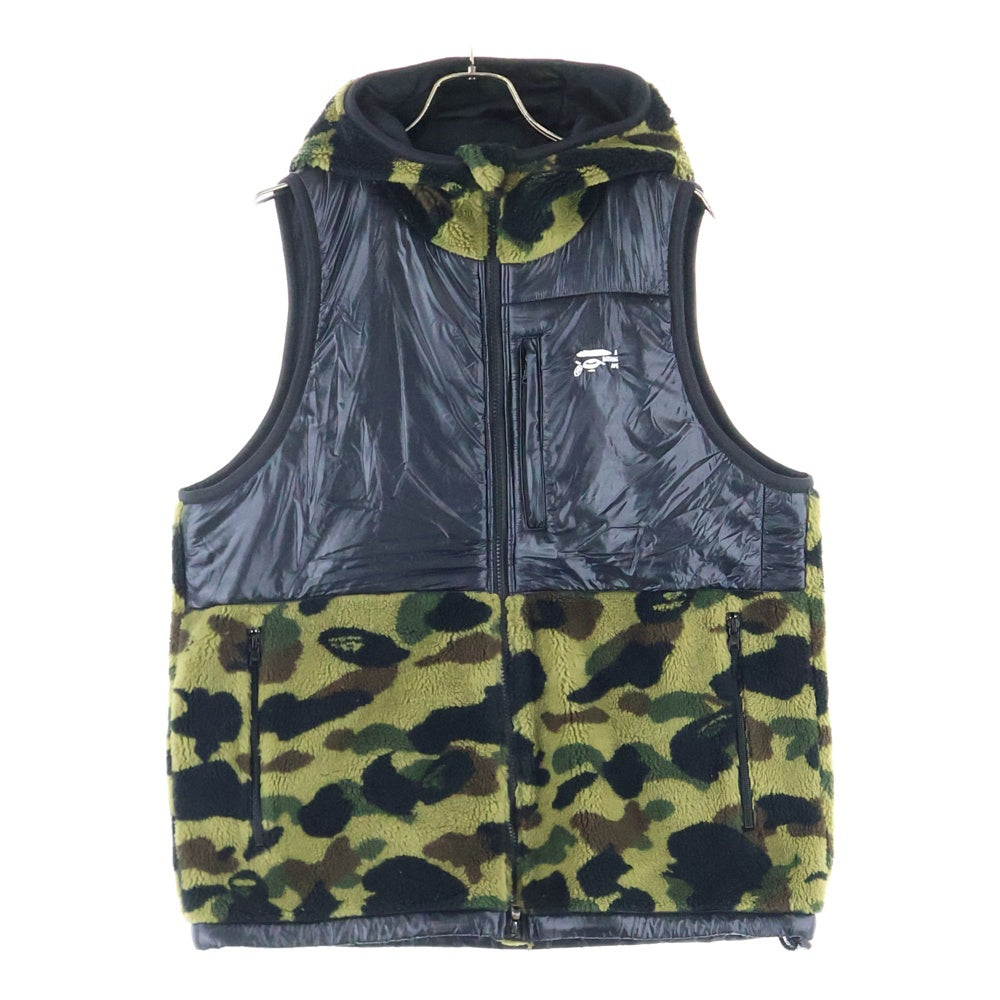 A BATHING APE(アベイシングエイプ) BOA FLEECE VEST 001LJ0701131X ボアフリースベスト マルチカラー