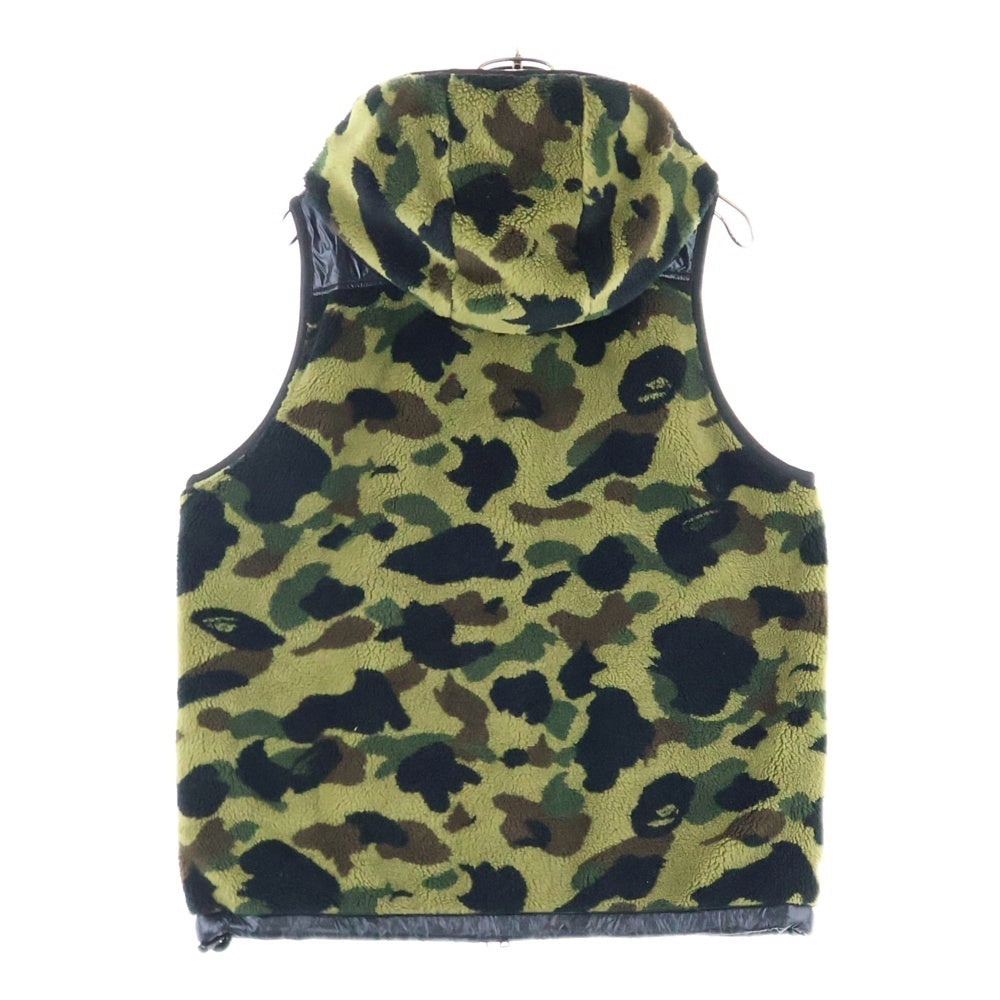 A BATHING APE(アベイシングエイプ) BOA FLEECE VEST 001LJ0701131X ボアフリースベスト マルチカラー