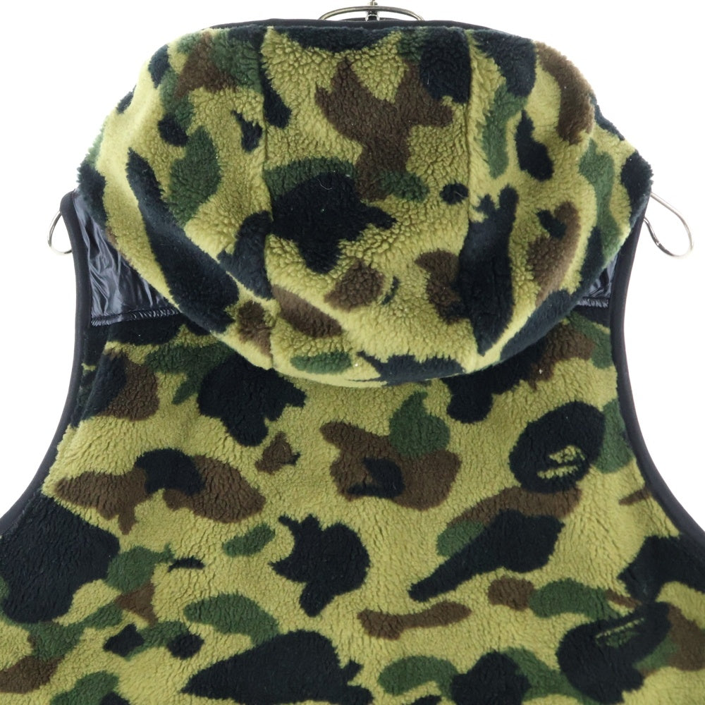 A BATHING APE(アベイシングエイプ) BOA FLEECE VEST 001LJ0701131X ボアフリースベスト マルチカラー