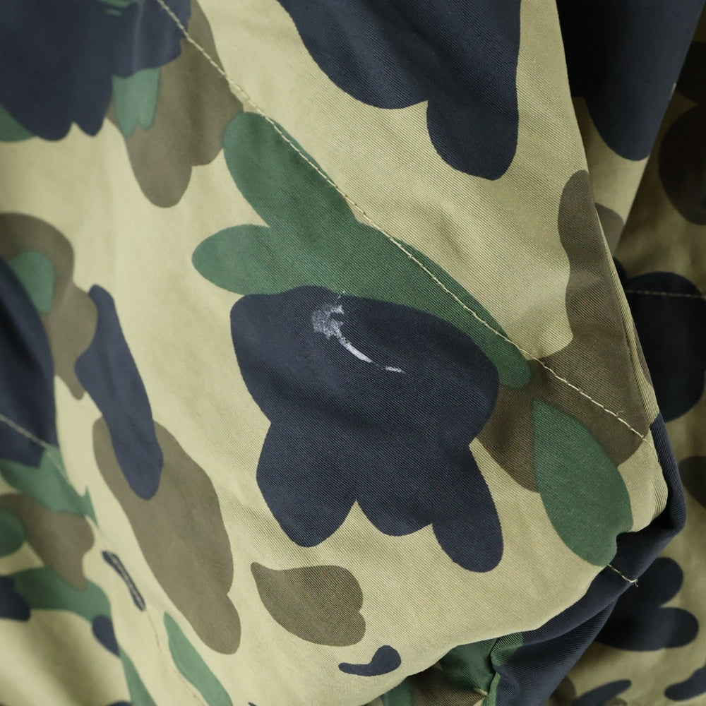A BATHING APE(アベイシングエイプ) 1ST CAMO NYLON JACKET 1STカモナイロンジャケット スナップボタン マルチカラー
