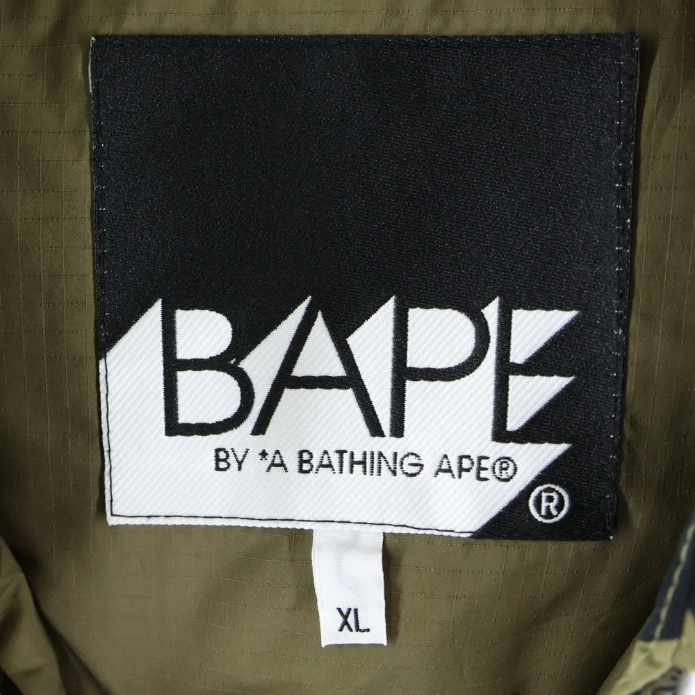 A BATHING APE(アベイシングエイプ) 1ST CAMO NYLON JACKET 1STカモナイロンジャケット スナップボタン マルチカラー