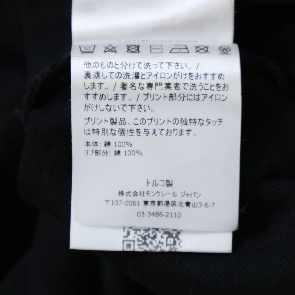 MONCLER(モンクレール) MAGLIA POLO MANICA CORTA F20918A70510 84556 ロゴワッペン 半袖ポロシャツ ブラック