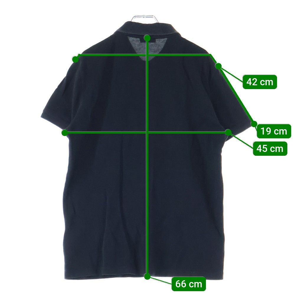 MONCLER(モンクレール) MAGLIA POLO MANICA CORTA F20918A70510 84556 ロゴワッペン 半袖ポロシャツ ブラック