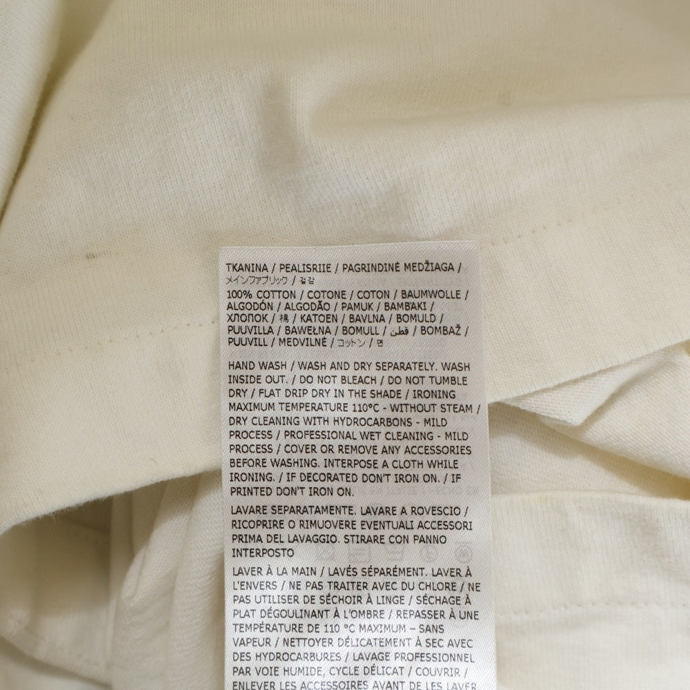 JIL SANDER(ジルサンダー) 23SS オーバーサイズ ロゴプリント クルーネック半袖カットソー ホワイト J21GC0001 J45148