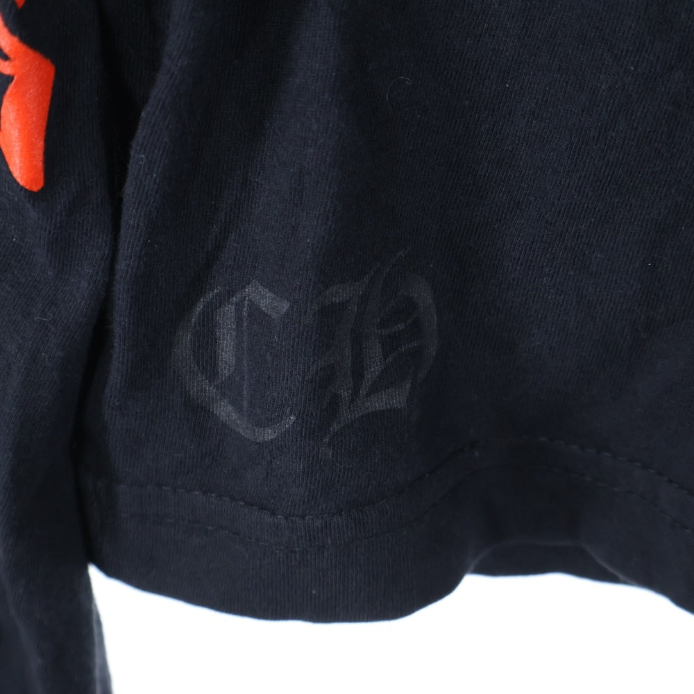 CHROME HEARTS(クロムハーツ) CEM CRS LS マルチセメタリークロスプリント長袖Tシャツ ブラック