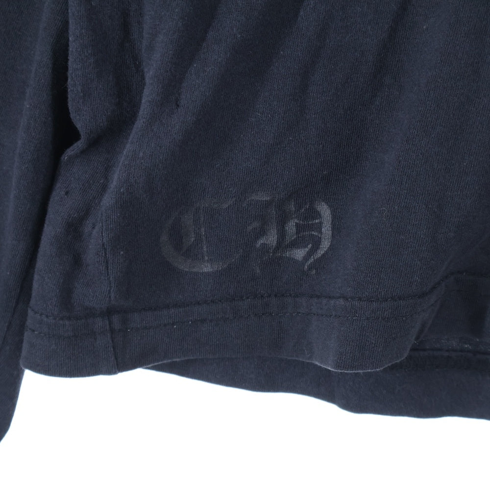 CHROME HEARTS(クロムハーツ) CH SCROLL LABEL FUCKYOU L/S /1 スクロールラベル ファックユーアームプリント長袖Tシャツ ブラック