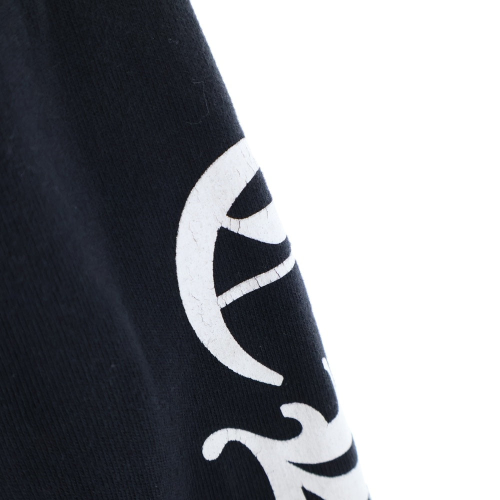 CHROME HEARTS(クロムハーツ) SWTSHRT PLVR アームロゴプリント スウェットパーカー フーディー ブラック