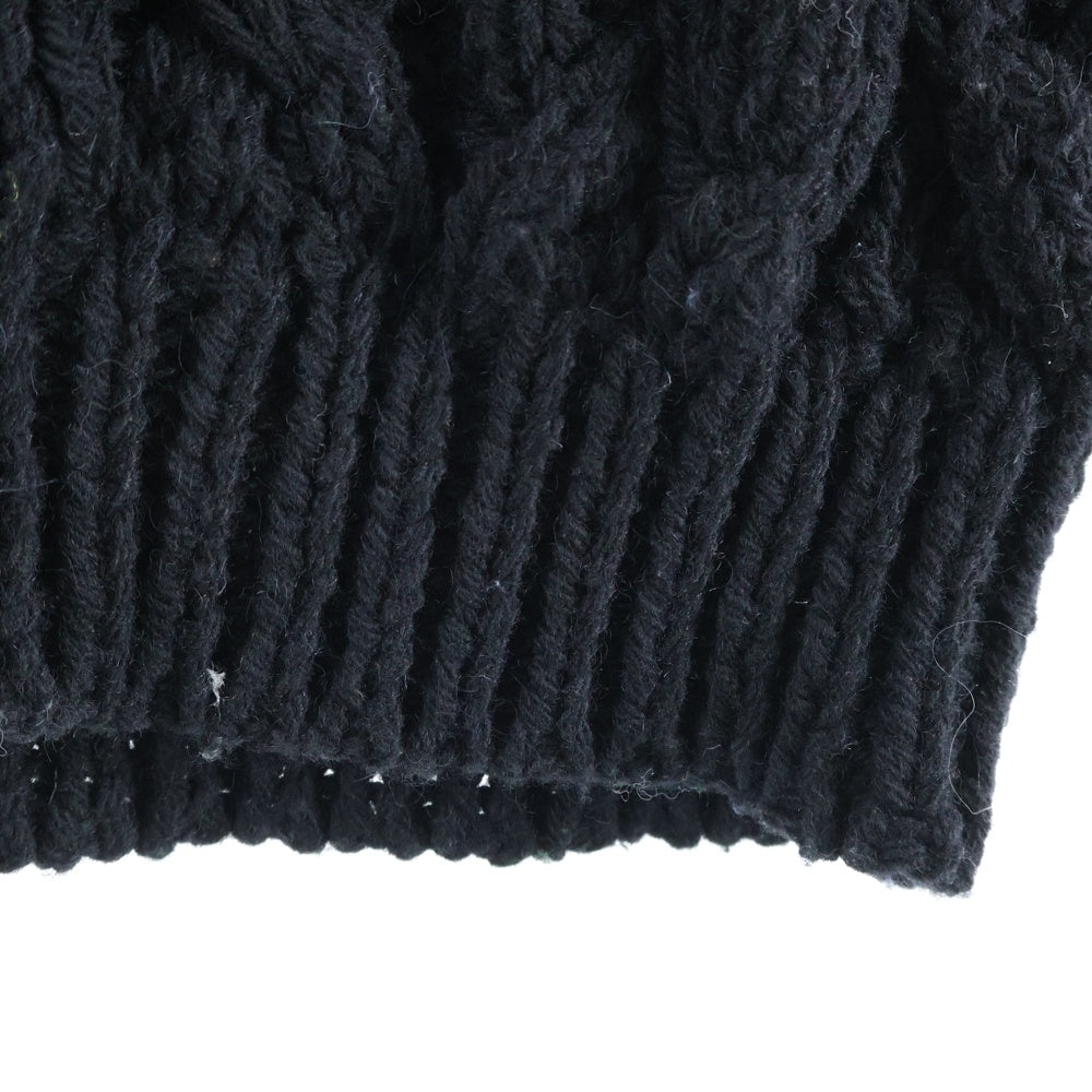 JUNYA WATANABE COMME des GARCONS(ジュンヤワタナベ コムデギャルソン) 23AW Crush Design Sweater JL-N022 クラッシュデザインニットセーター ブラック レディース