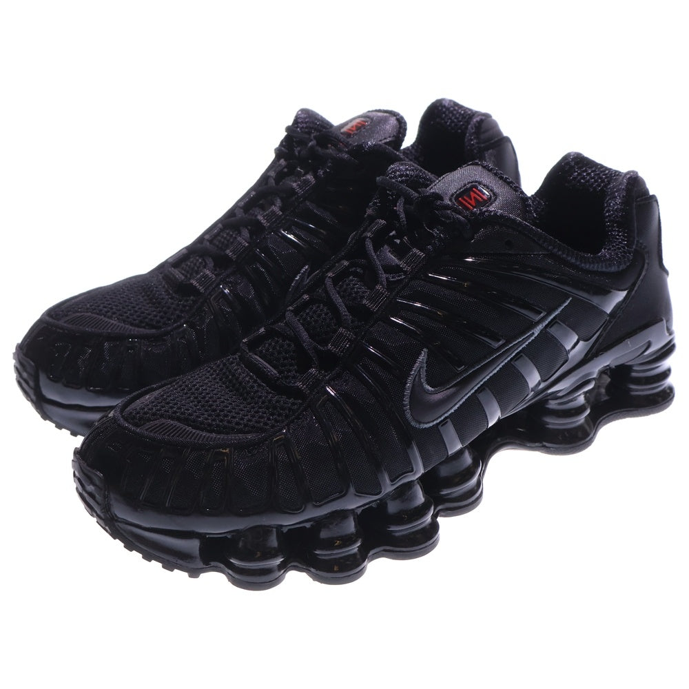 NIKE(ナイキ) SHOX TL BLACK METALLIC HEMATITE AV3595-002 ショックス ティーエル メタリック ヘマタイト ローカットスニーカー ブラック US7.5/26cm