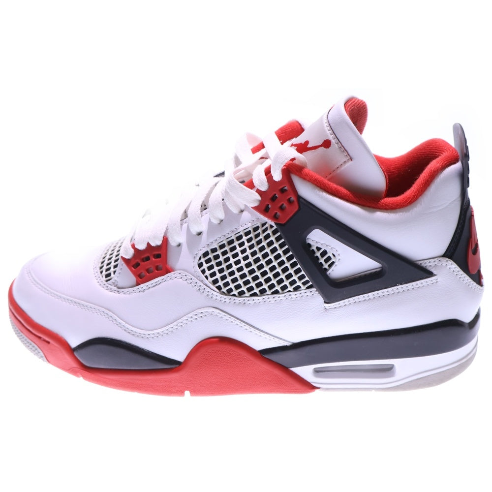NIKE(ナイキ) AIR JORDAN 4 RETRO OG FIRE RED 2020 DC7770-160 エアジョーダン4 レトロ ファイヤーレッド ハイカットスニーカー ホワイト/レッド US9/27.0cm