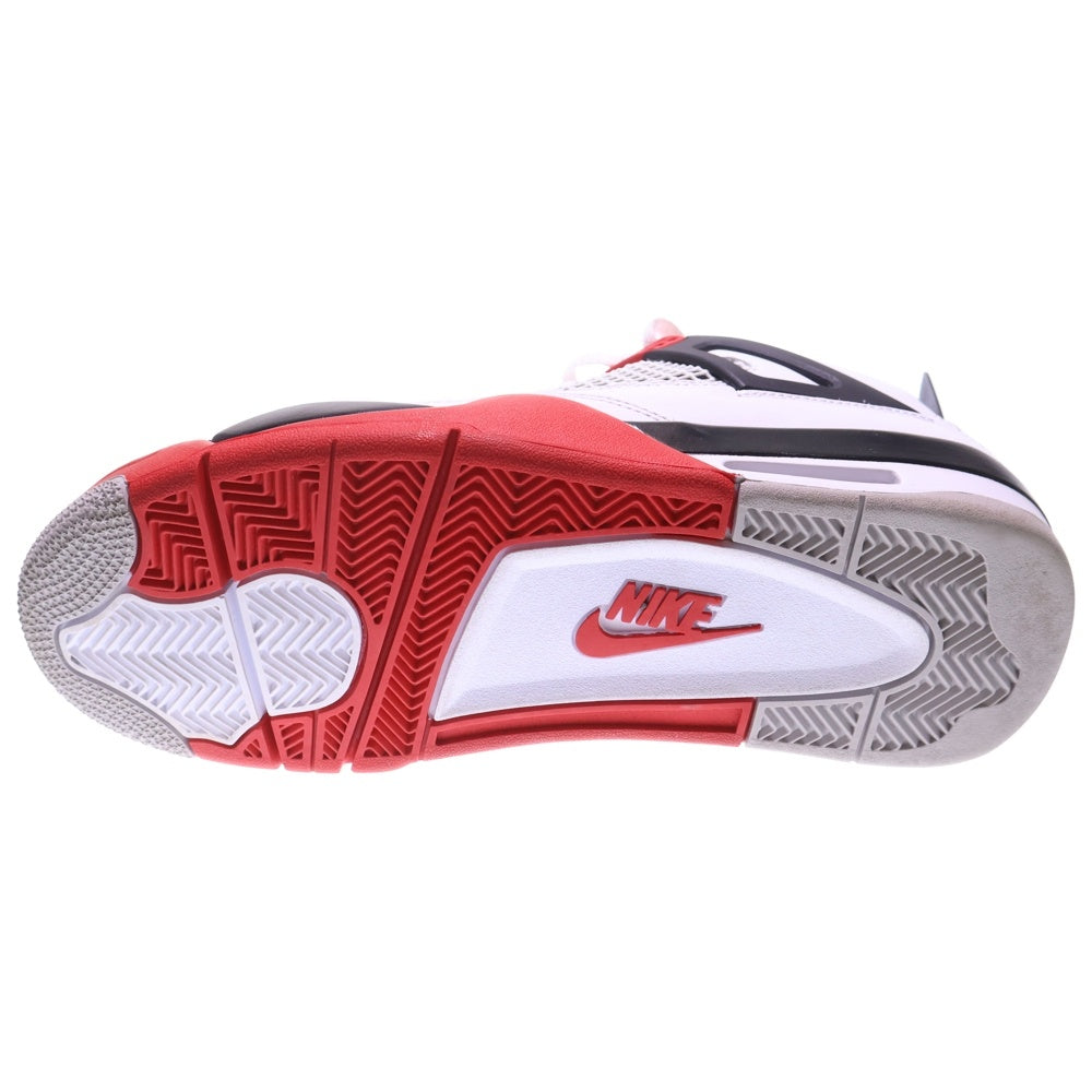 NIKE(ナイキ) AIR JORDAN 4 RETRO OG FIRE RED 2020 DC7770-160 エアジョーダン4 レトロ ファイヤーレッド ハイカットスニーカー ホワイト/レッド US9/27.0cm