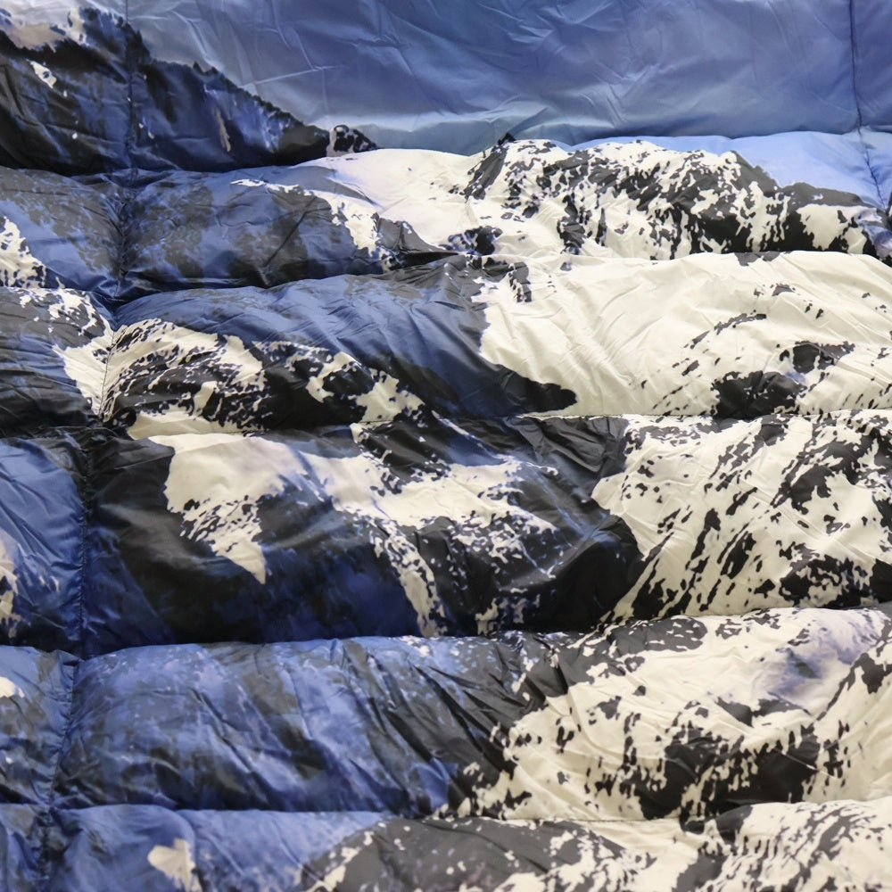 SUPREME(シュプリーム) 17AW ×THE NORTH FACE Mountain Nupste Blanket NN71750I ×ザ ノースフェイス マウンテンヌプシブランケット 雪山 ブルー/ブラック